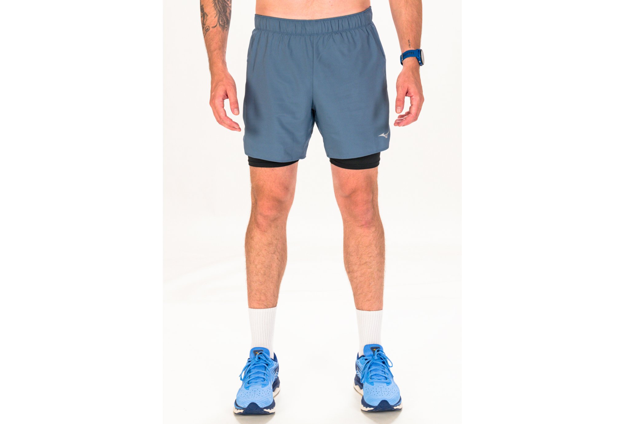 Mizuno Core 5.5 2in1 Bleu