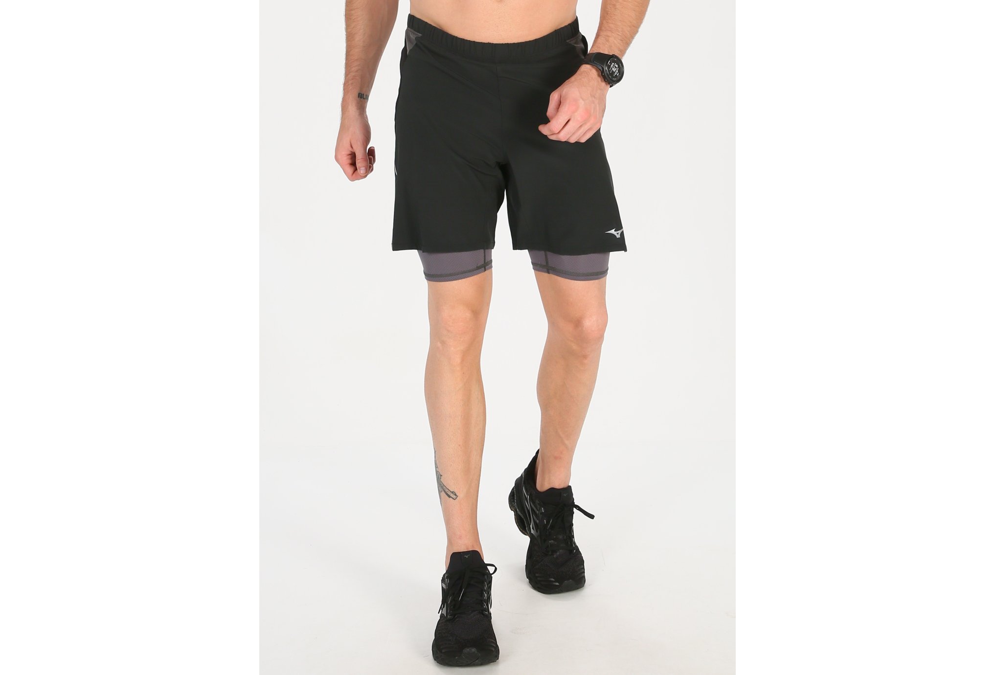 Mizuno Endura 7.5 2 en 1 M Diététique Vêtements homme