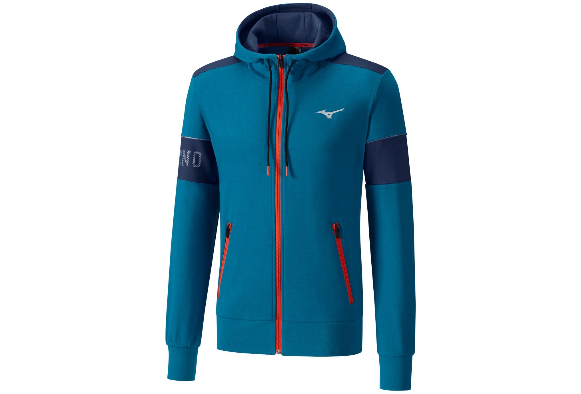 Mizuno Heritage Zip Hoody M Diététique Vêtements homme