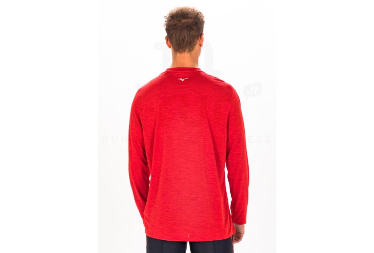 Mizuno camiseta manga larga Impulse Core 1/2 Zip