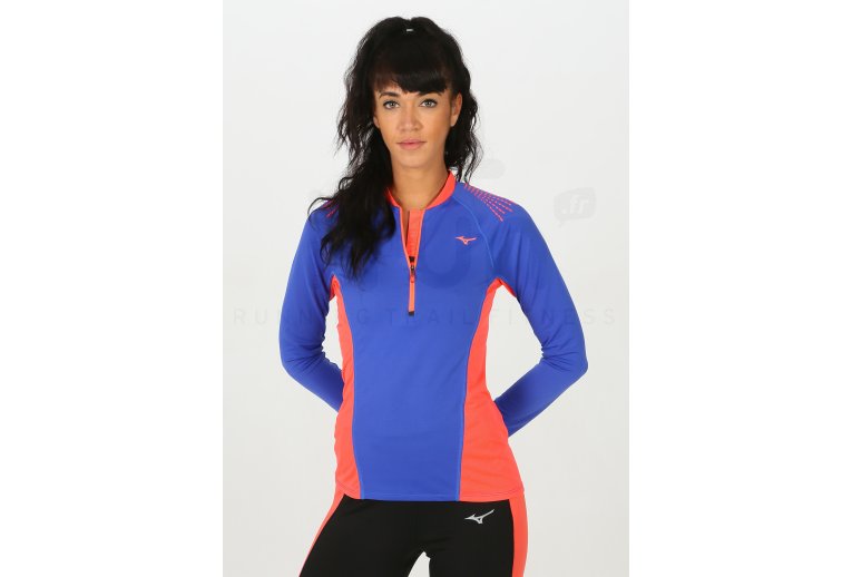 Mizuno Camiseta manga larga Mujin con cremallera