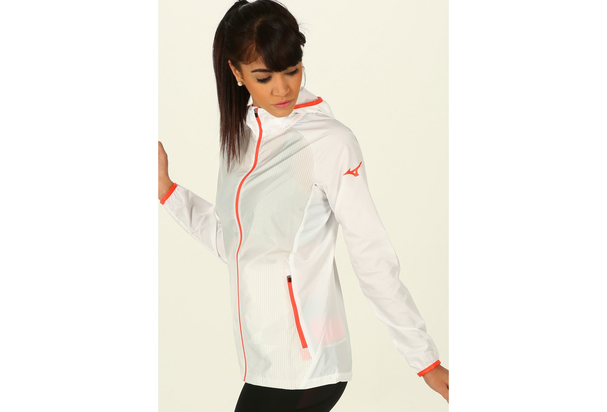 Mizuno Printed Hoody W vêtement running femme