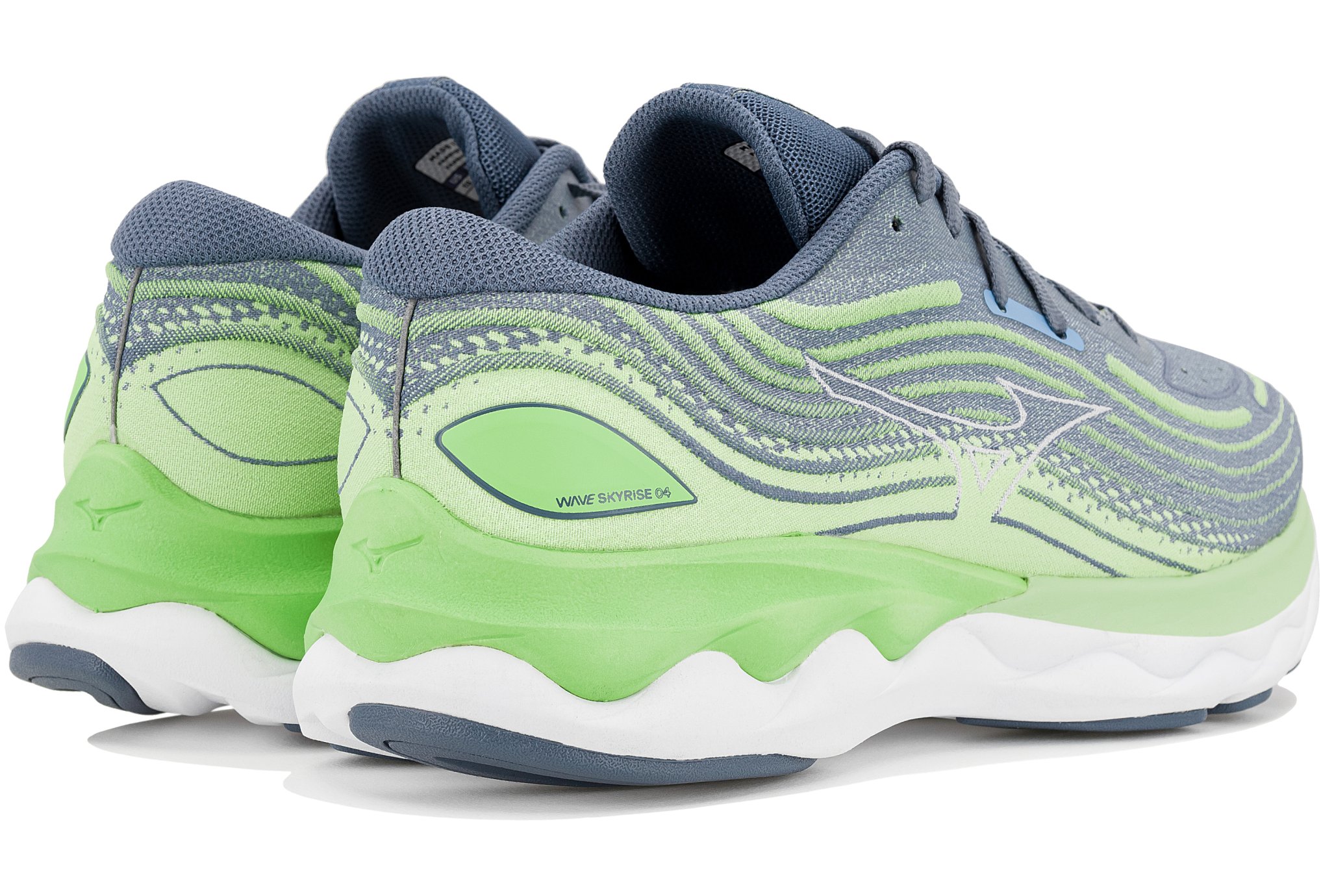Zapatillas Mizuno Wave Skyrise - Para Hombre - Naranja Y Negro - ¡Flota Al Correr!
