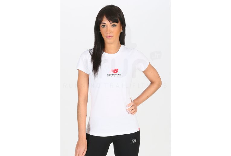 New Balance camiseta manga corta  Essentials Icon Stacked