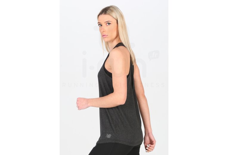 New Balance Camiseta de tirantes Heather Tech