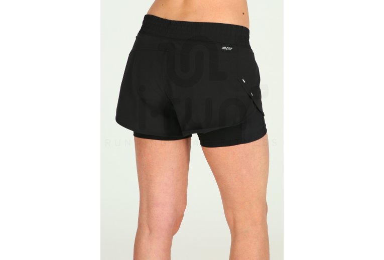 New Balance Pantal�n corto Impact 2 en 1