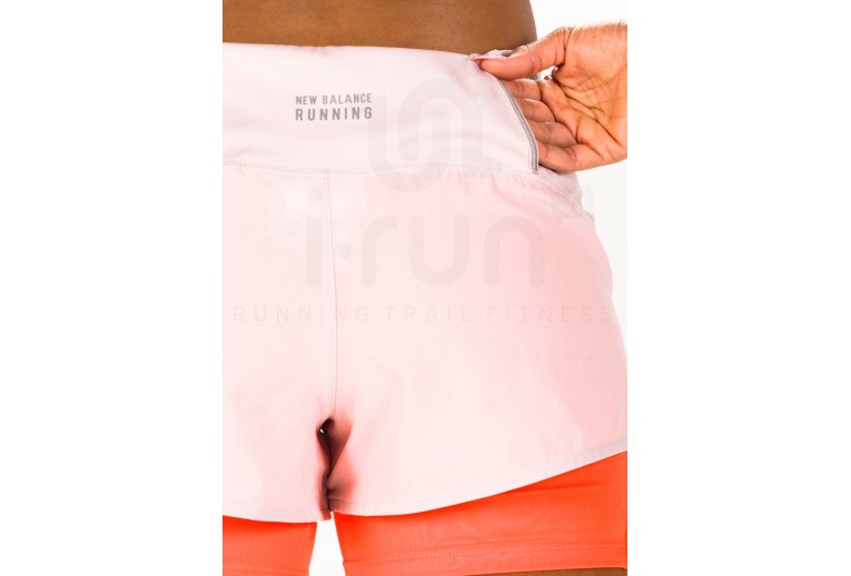 New Balance pantal�n corto Impact 2 en 1