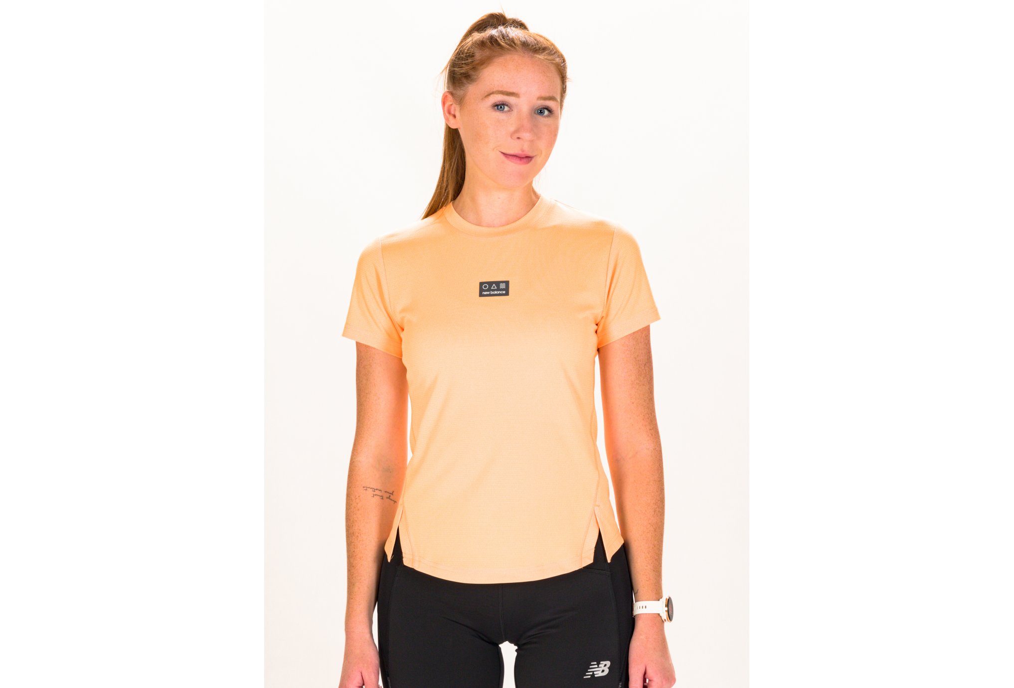 N Vent Tee New Balance Running Tops Ladies New Balance Impact Run
