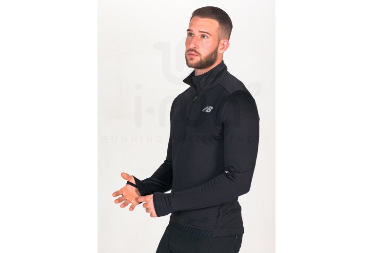 New Balance camiseta manga larga Impact Run Grid