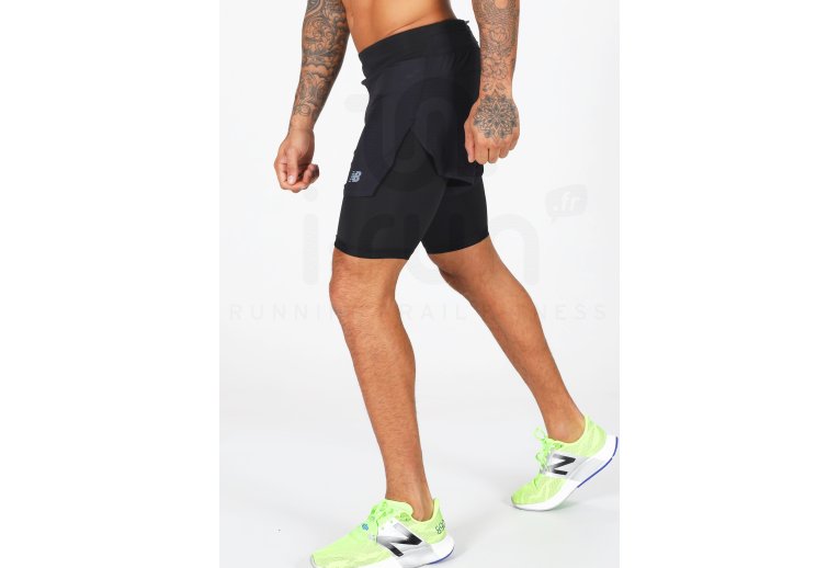 New Balance pantal�n corto Q Speed 2 en 1