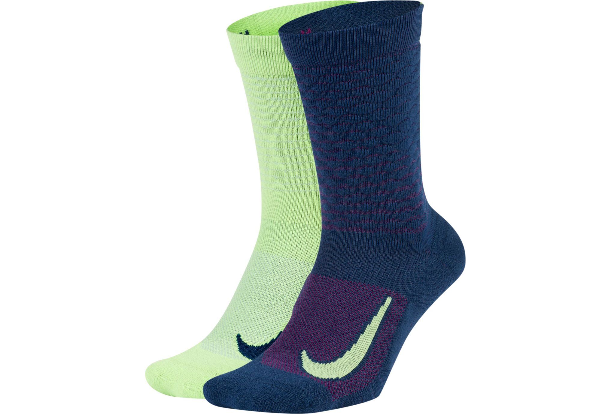 Nike 2 paires Multiplier Crew Heat Up and Cool Down Chaussettes