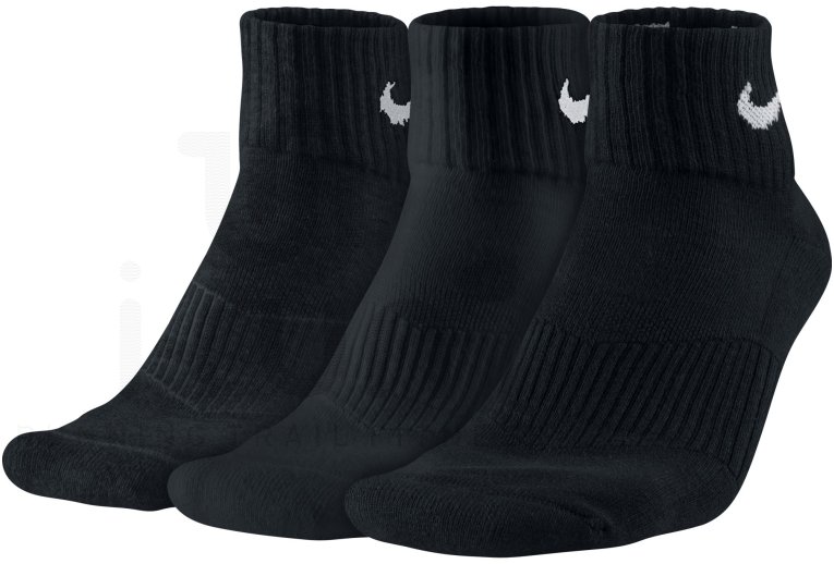 Nike 3 pares de calcetines Cushion Quarter