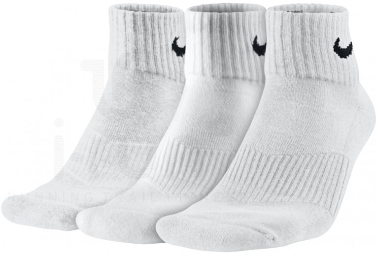 Nike 3 pares de calcetines Cushion Quarter