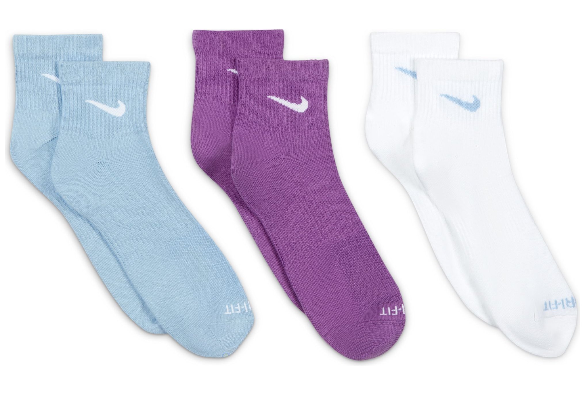 Nike 3 paires Everyday Plus Lightweight Ankle Chaussettes