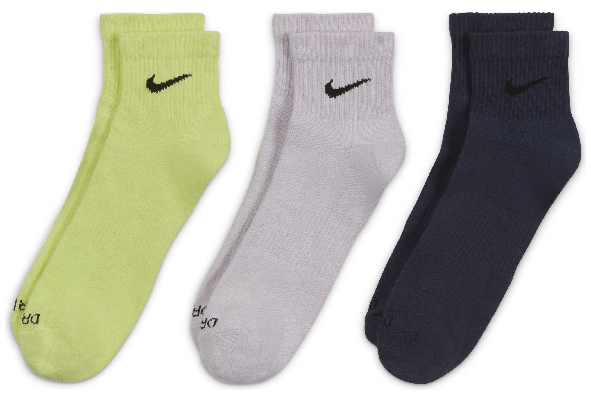 Nike 3 paires Everyday Plus Lightweight Ankle Chaussettes