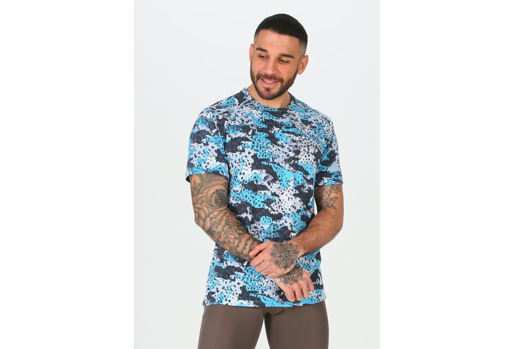 Nike Breathe Rise 365 Print M Diététique Vêtements homme