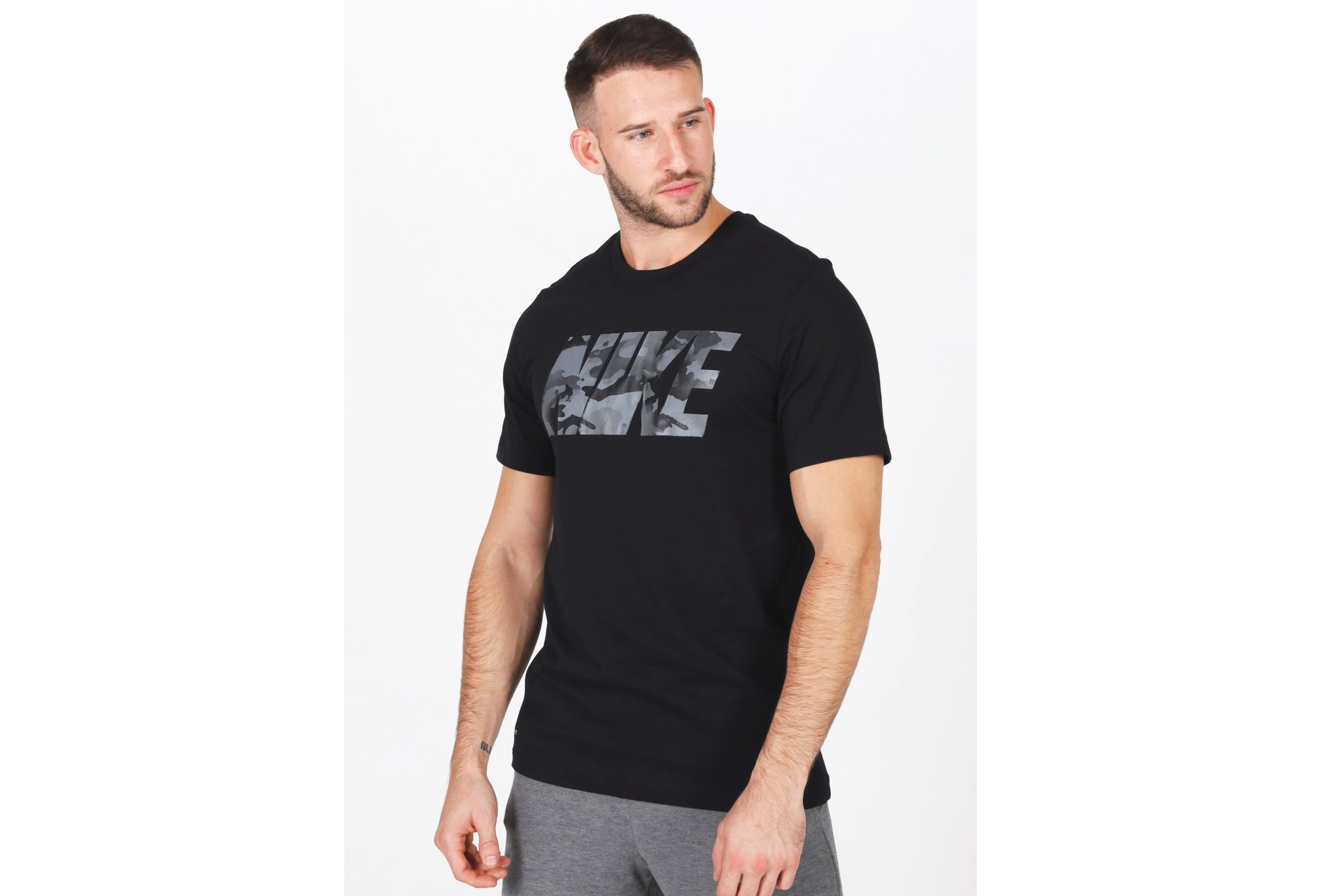 Nike Camo Logo M vêtement running homme
