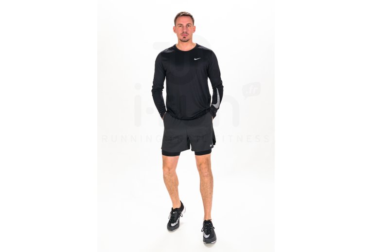 Nike camiseta manga larga Dri-Fit Miler Run Division Flash