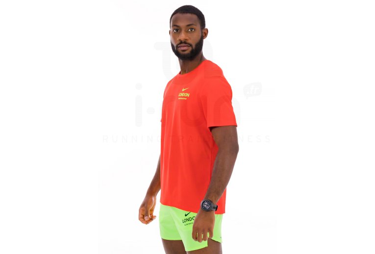 Nike camiseta manga corta Dri-Fit UV Miler City Marathon London