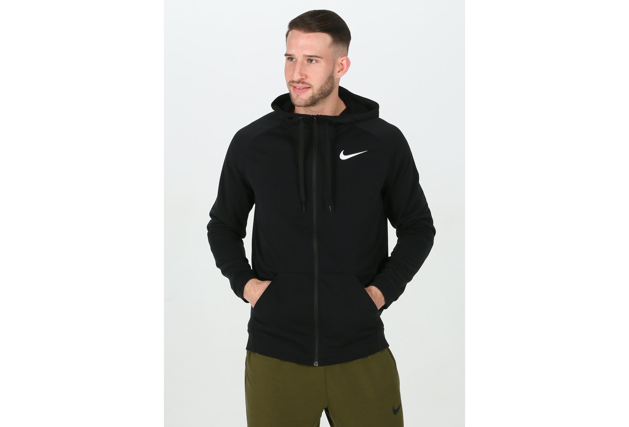 Nike Dry Hoodie FZ Fleece M vêtement running homme