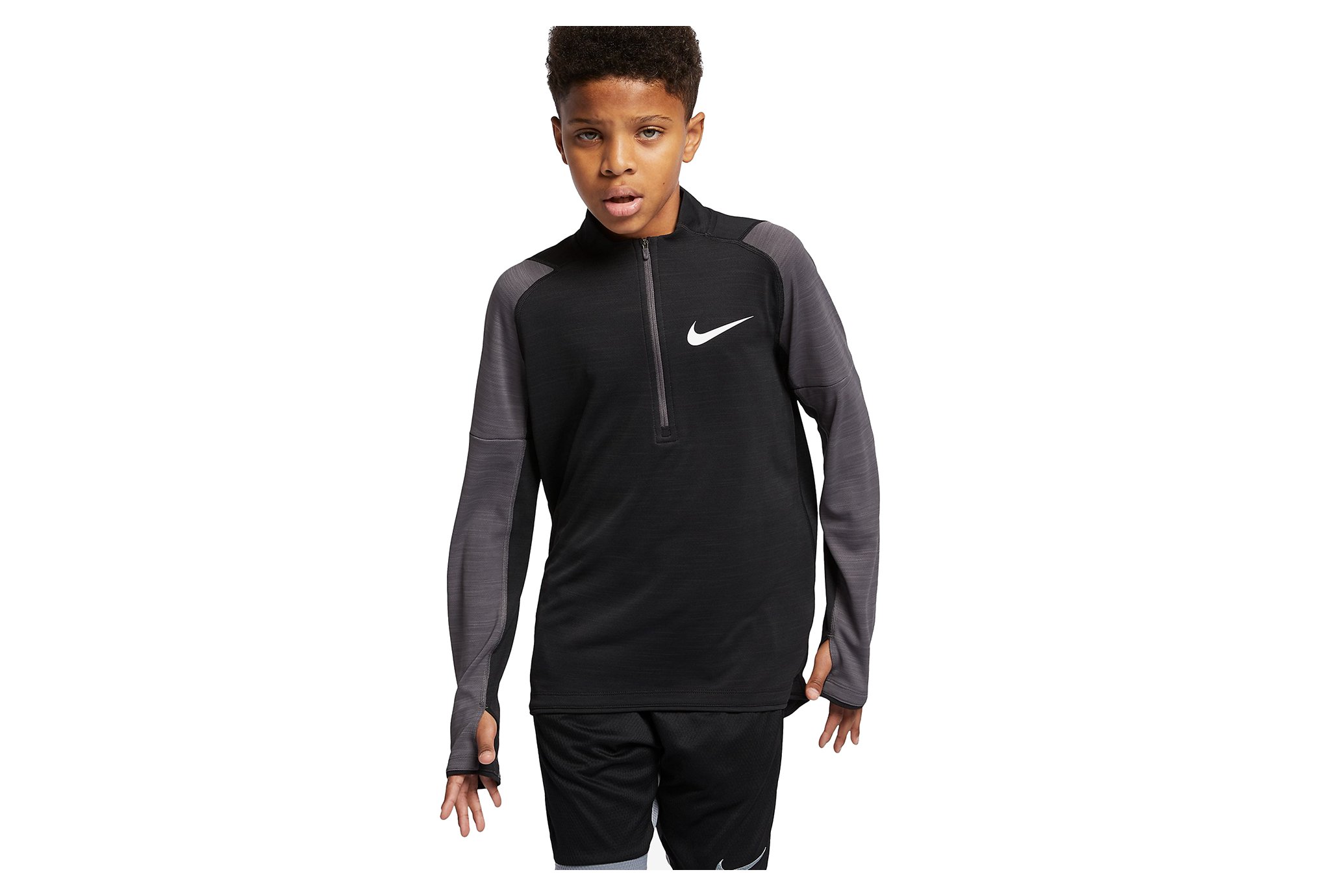 Nike Dry Top HZ 1/2 Zip Junior vêtement running homme