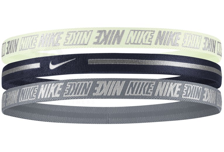 Nike Elastiques Hairband Metallic 2.0 x3