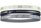 Nike 3 cintas para el pelo Hairband Metallic 2.0