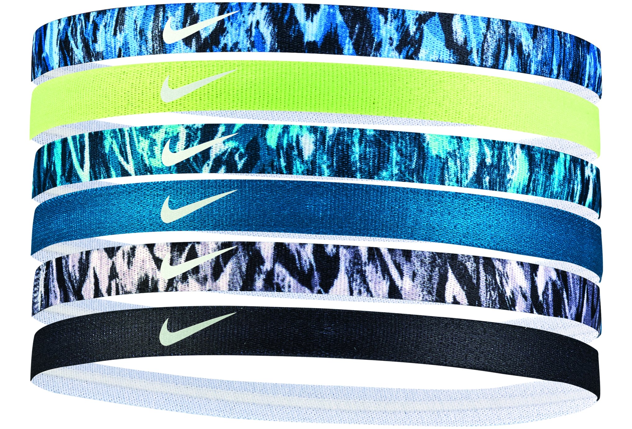 Nike elastiques hairbands x6 femme pas cher