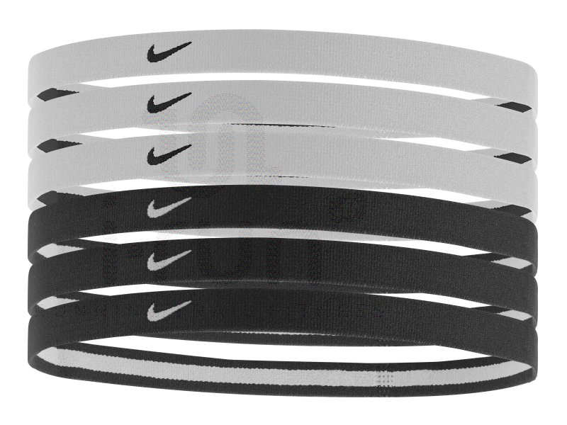 Nike - Lot de 8 élastiques imprimés pour cheveux