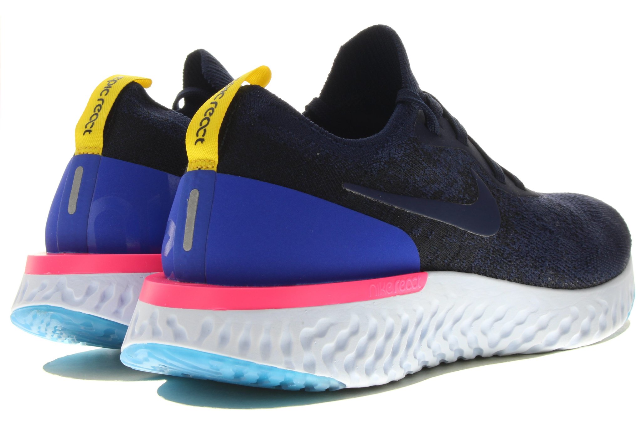 nike epic react flyknit homme noir
