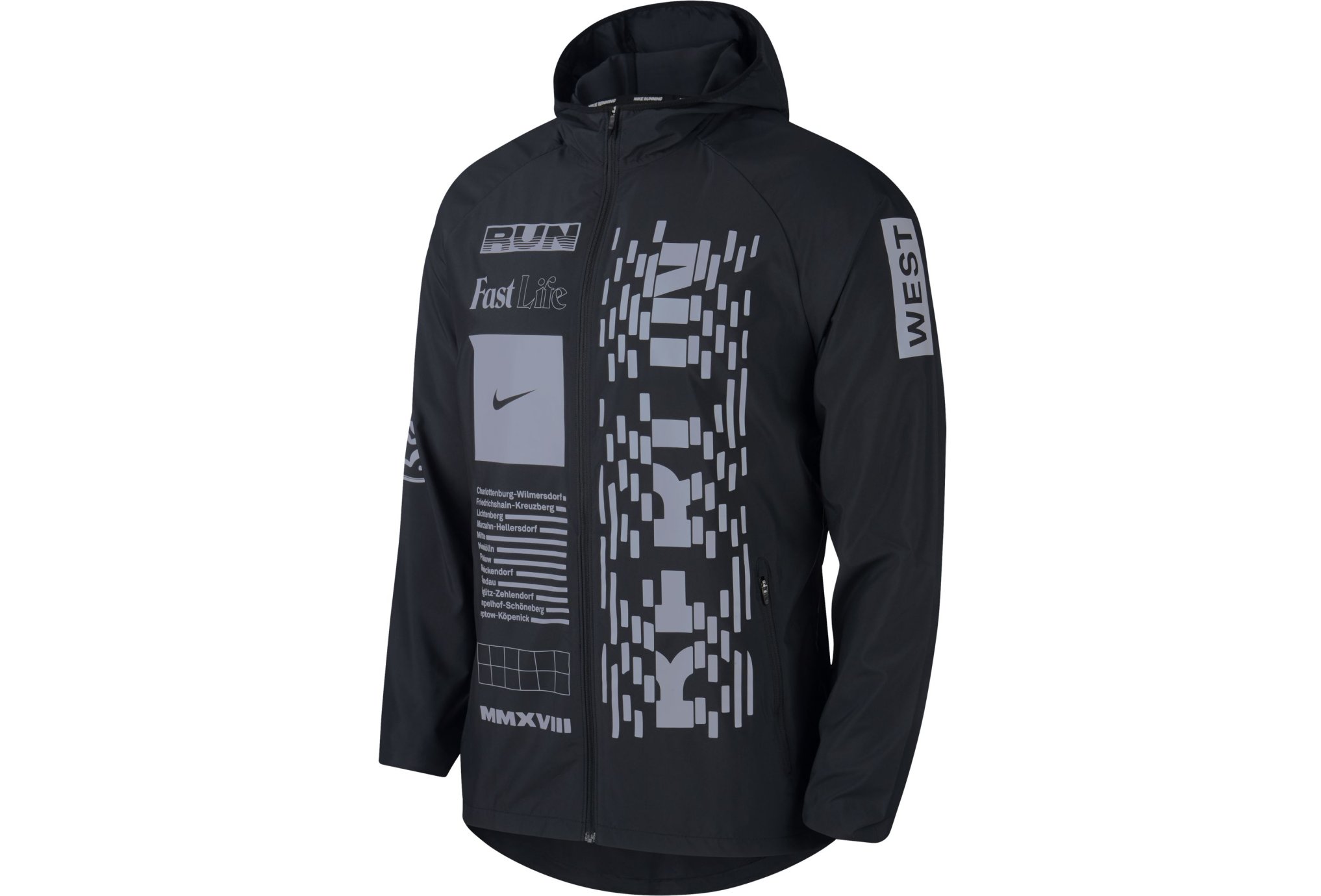 nike running jacket essential