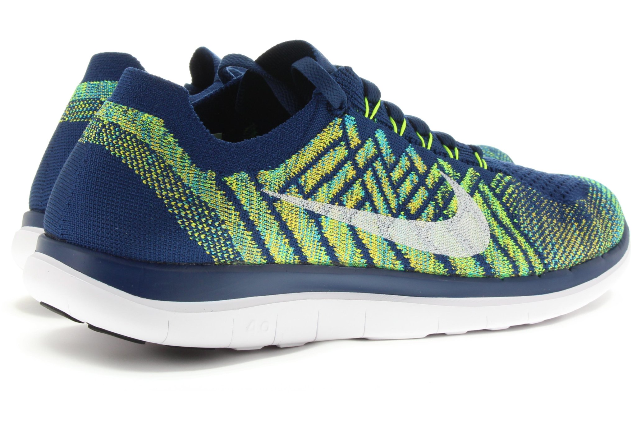 nike flyknit free homme bleu