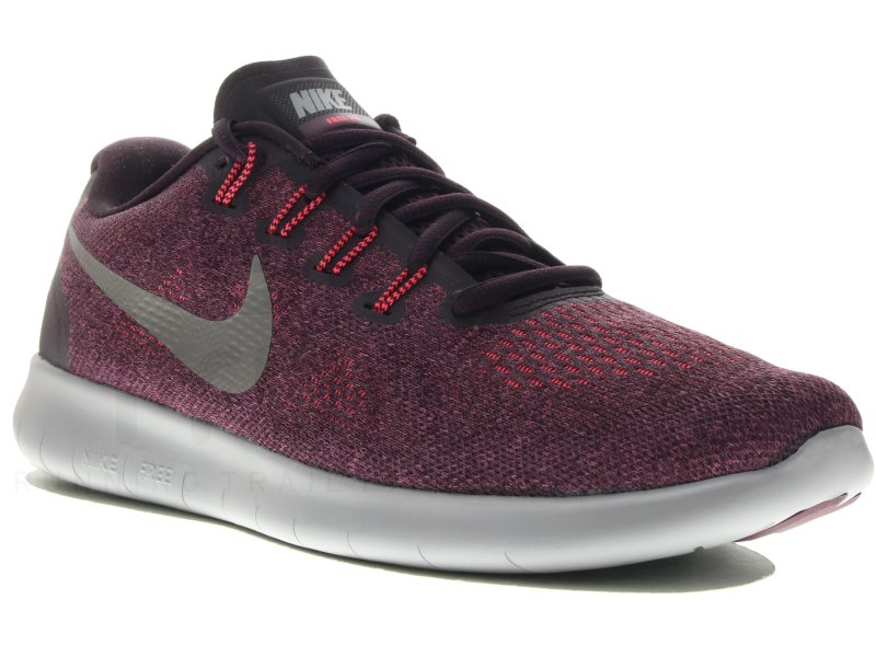 Nike free rn on sale flyknit femme bordeaux