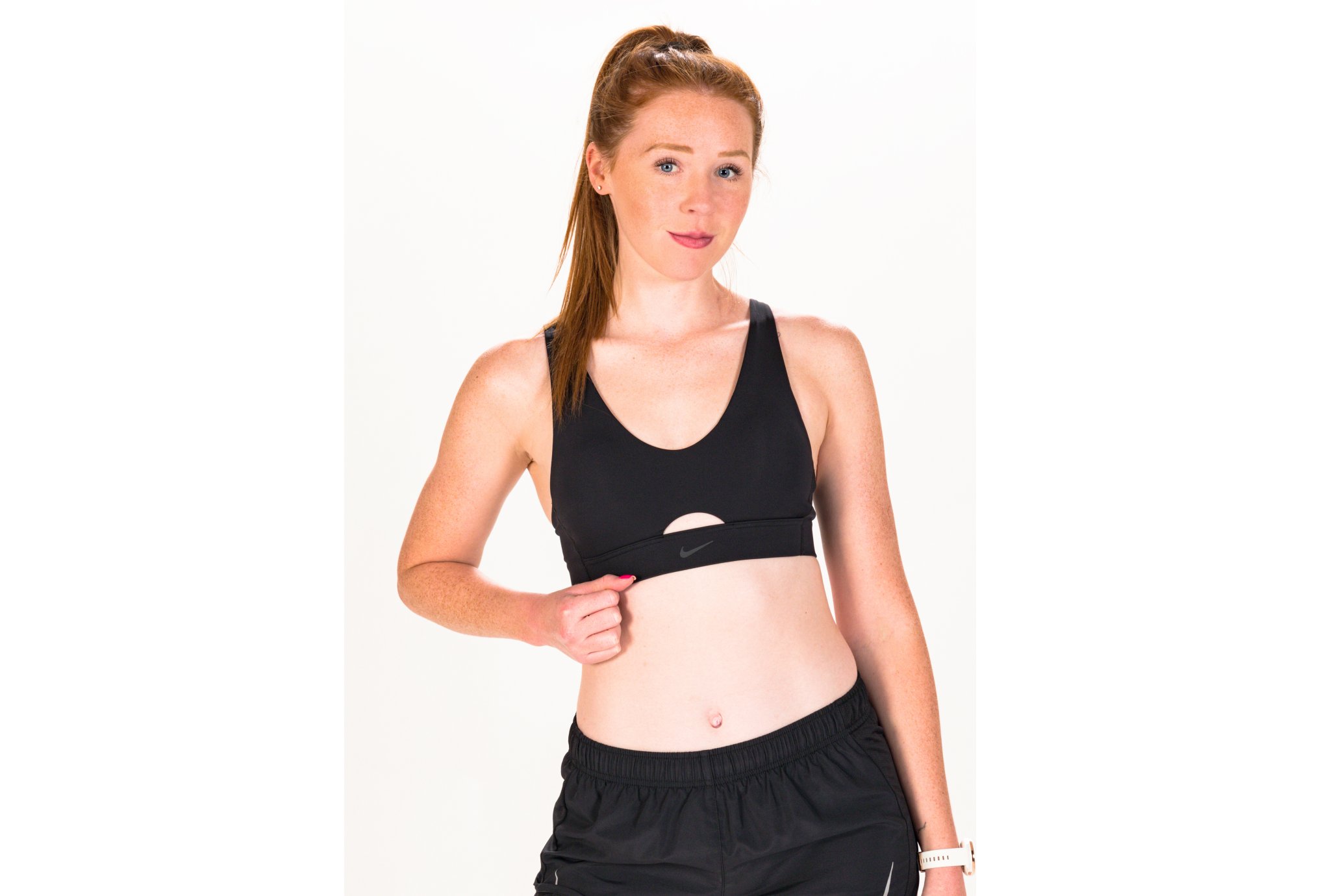 Nike Indy Plunge Cutout Noir