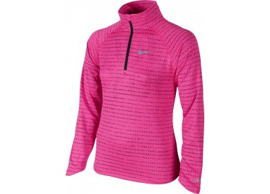 Nike Maillot Element 1/2 zip Fille 