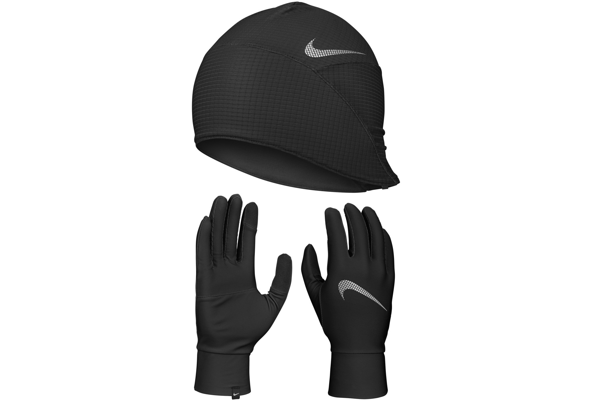 Nike Pack Dry Lightweight Fleece bonnet + gants M Bonnets / Gants