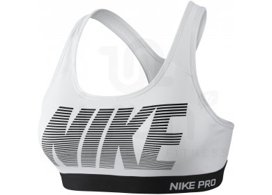 Nike Pro Brassière Classic Padded Graphic W femme pas cher