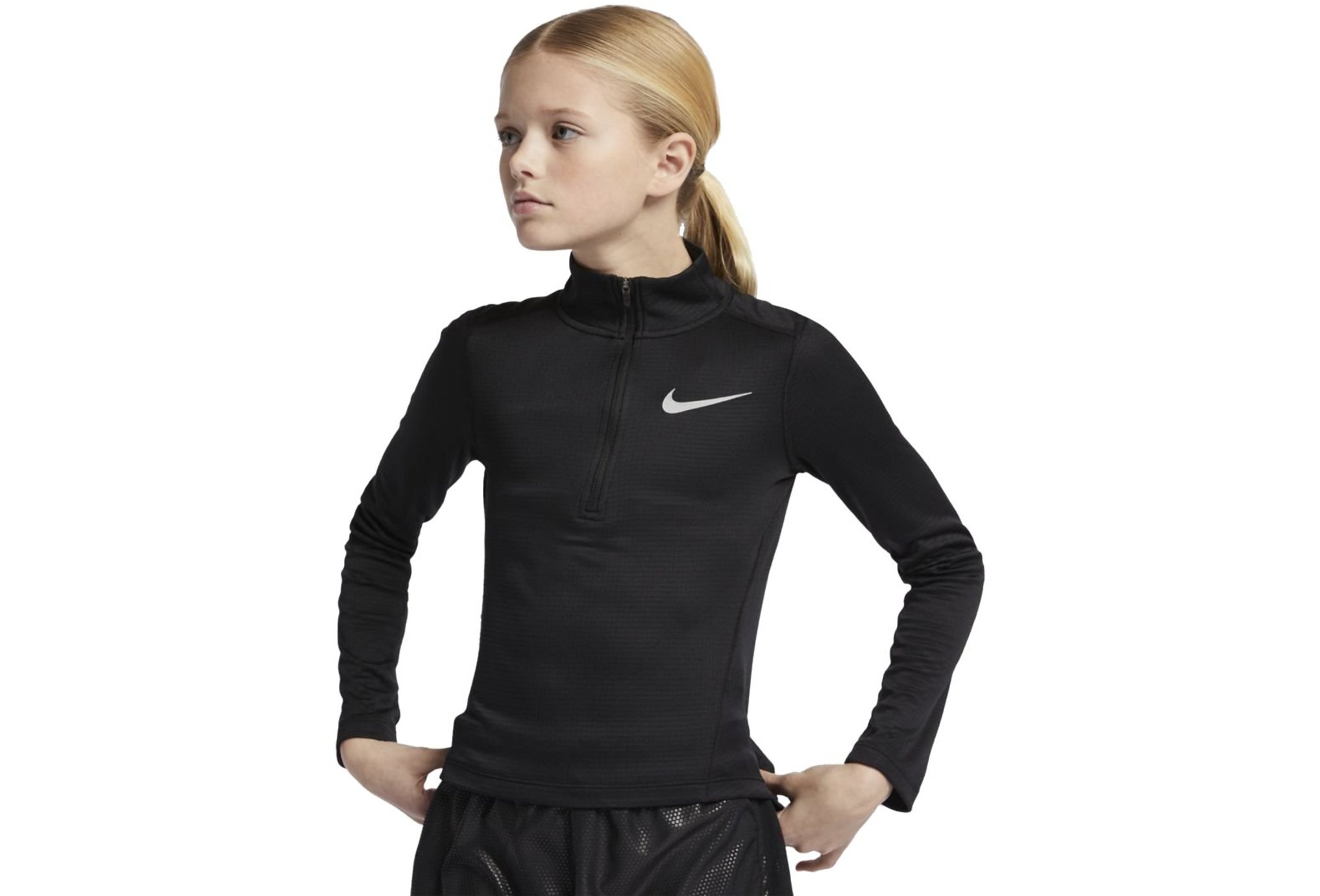 Nike Run 1/2 zip Fille vêtement running femme