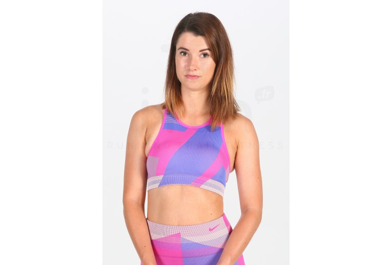 Nike sujetador deportivo Seamless Icon Clash