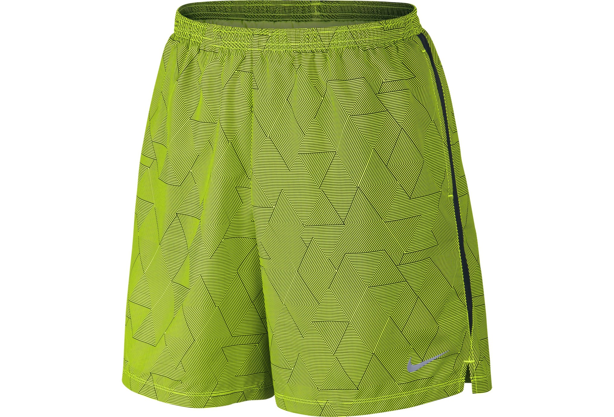 Nike Short Challenger Optical 17.8cm M homme Jaune/or pas cher