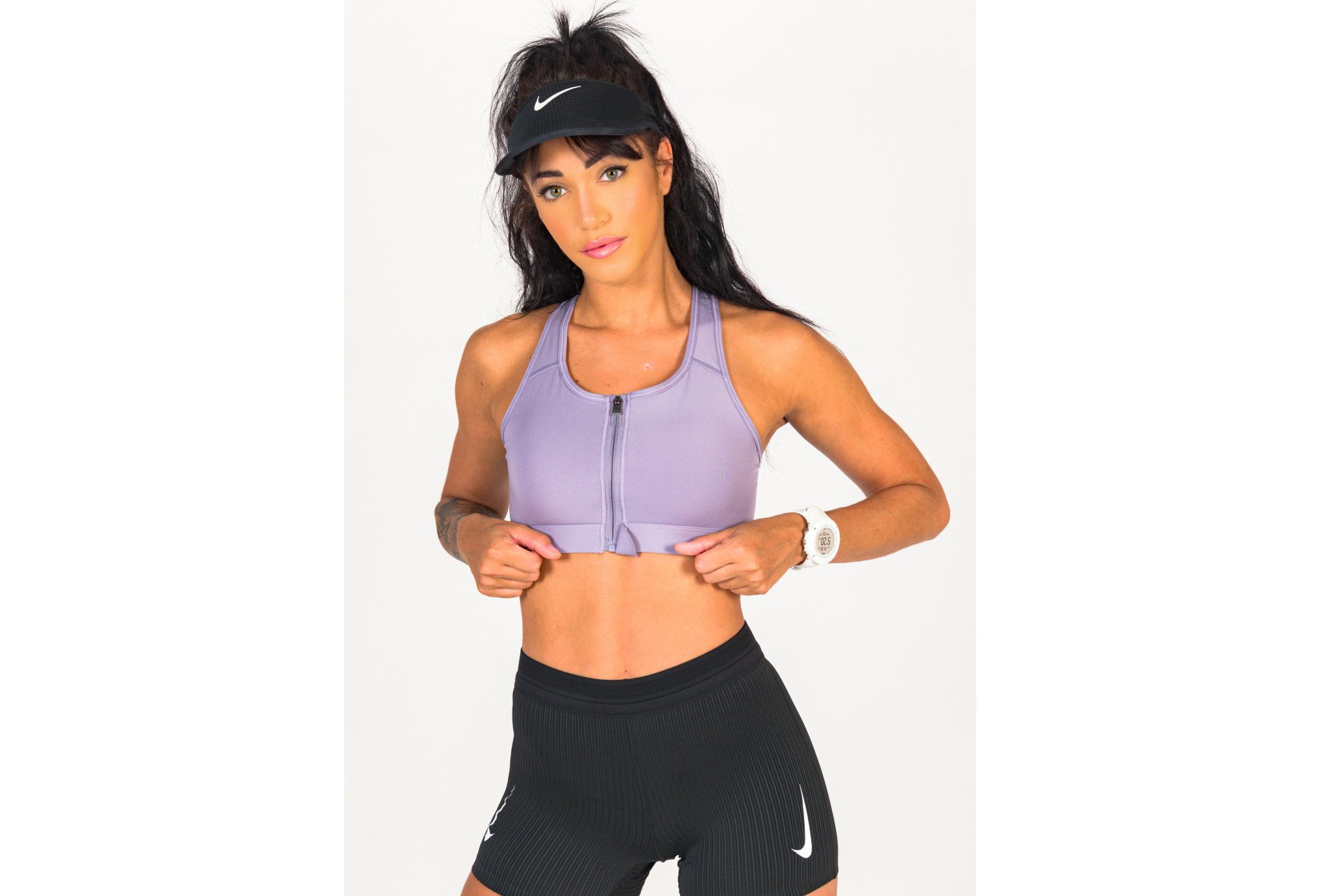 Nike Swoosh zip vêtement running femme