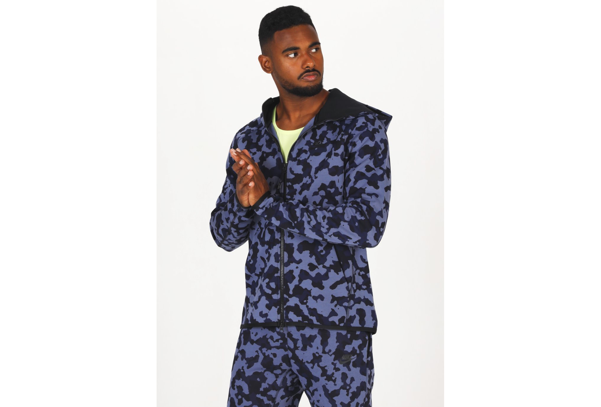 Camouflage Hoodies Sudadera Nike Camuflaje Azul Sudadera Con
