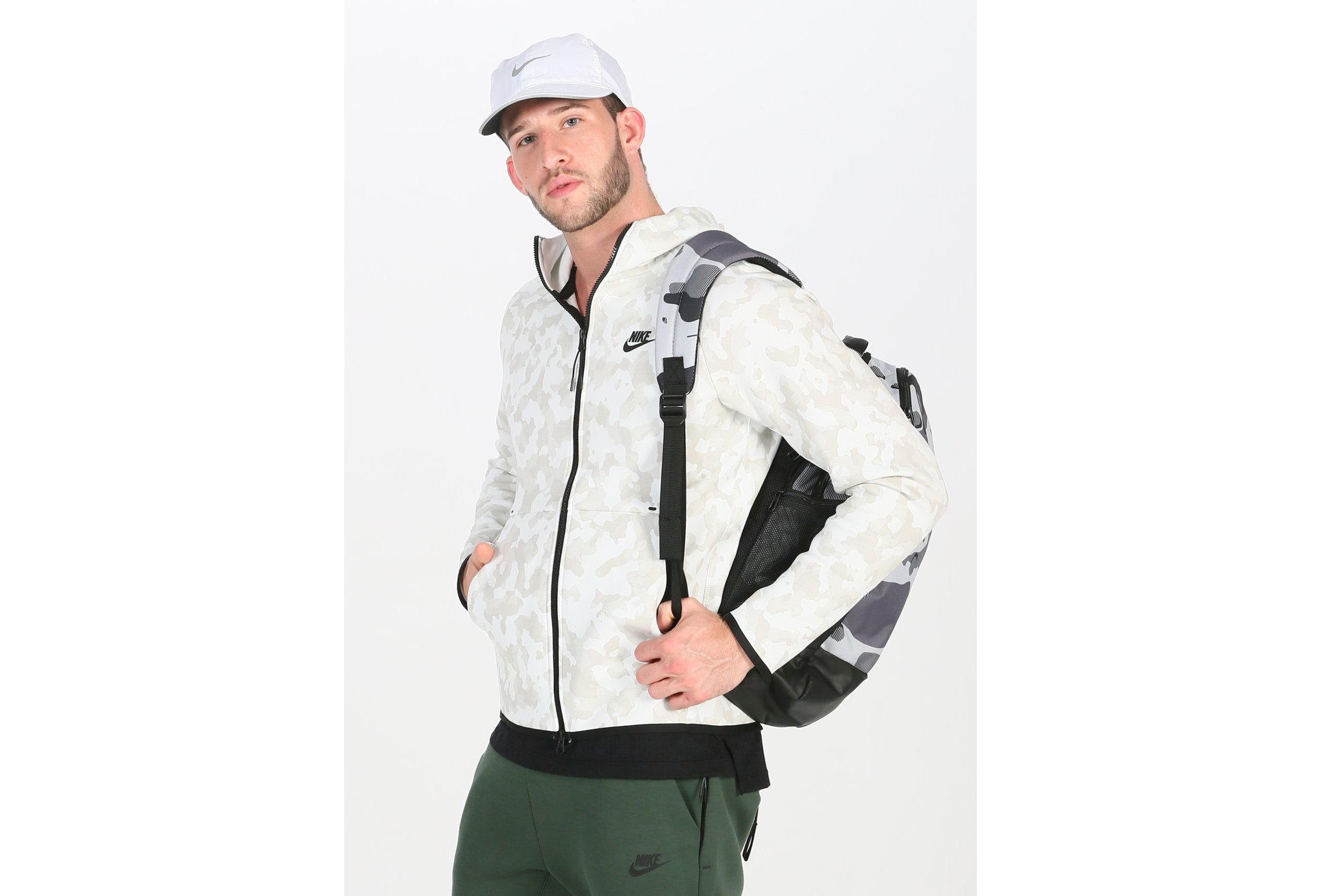 Nike Tech Fleece Hoodie AOP M vêtement running homme