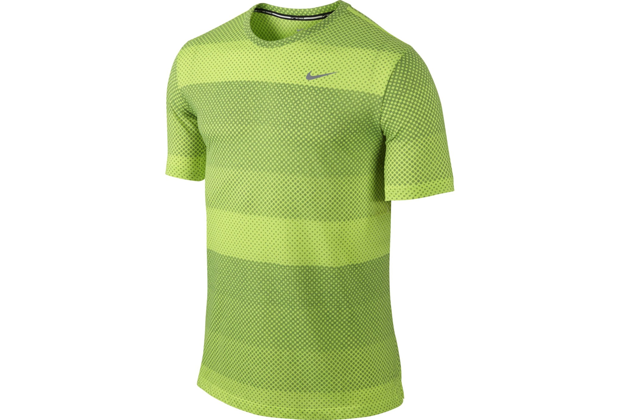 Nike Tee Shirt Dri Fit Cool Stripe Tailwind Crew M Homme Pas Cher 8829