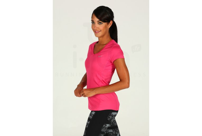 Nike Camiseta Miler cuello en V