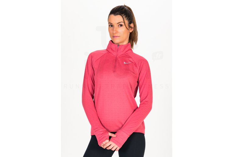 Nike camiseta manga larga Therma-FIT Element Crew 1/2 zip