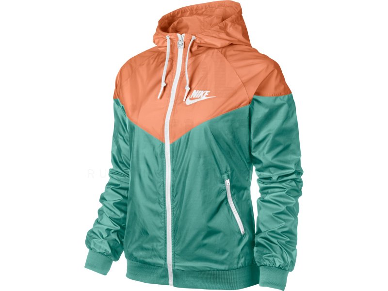 veste nike femme grise et verte