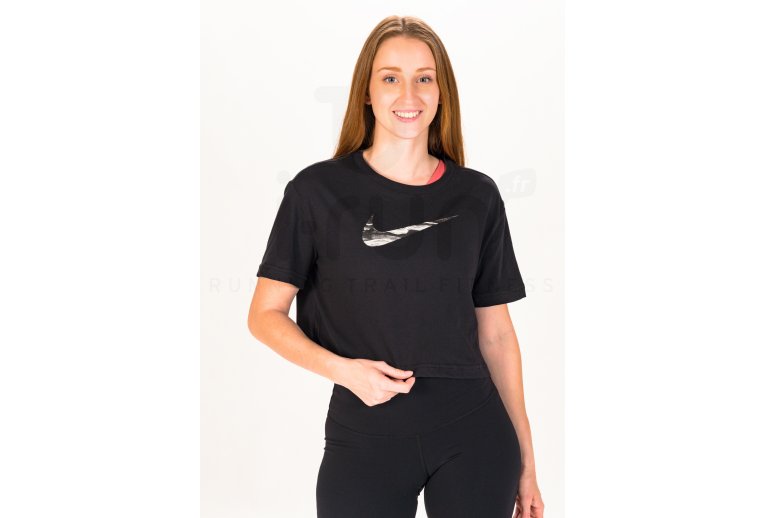 Nike camiseta manga corta Yoga Crop