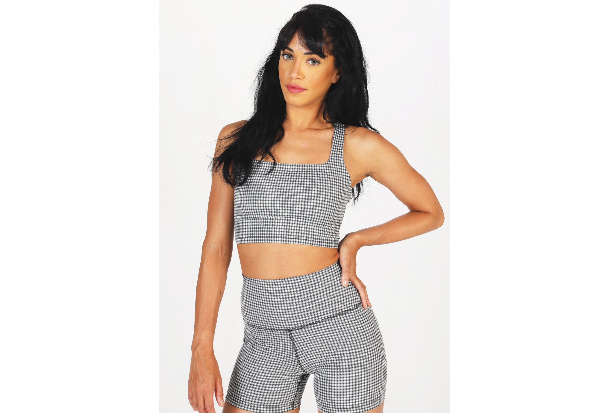 Nike Yoga Gingham vêtement running femme
