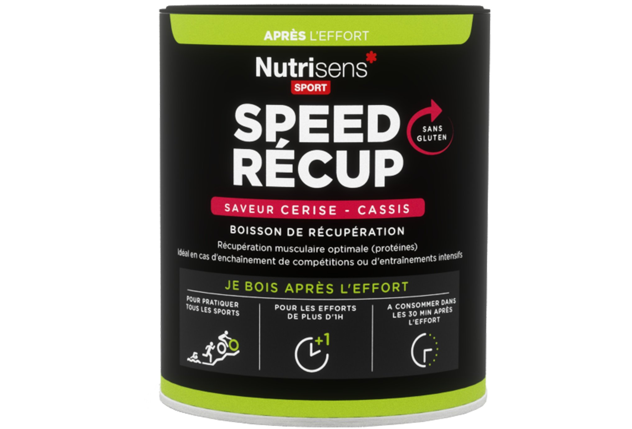 Nutrisens Sport Speed Récup - Cerise/Cassis Diététique Protéines / récupération